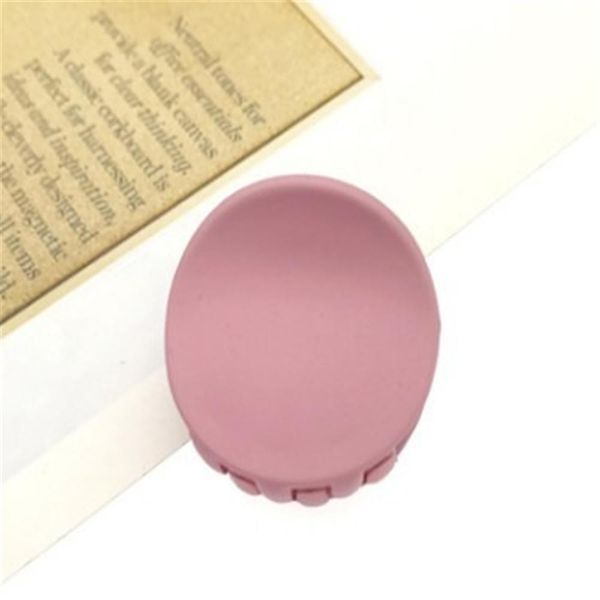 

мода женщины матовый волос когти solid color геометрические симпатичные клипы шпильки круглые акриловые волос краб головные уборы аксессуары