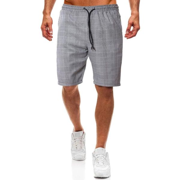 

men beach casual shorts plaid sweat compression male dress cargo trousers shorts fashion camouflage boardshorts brand clothing, White;black