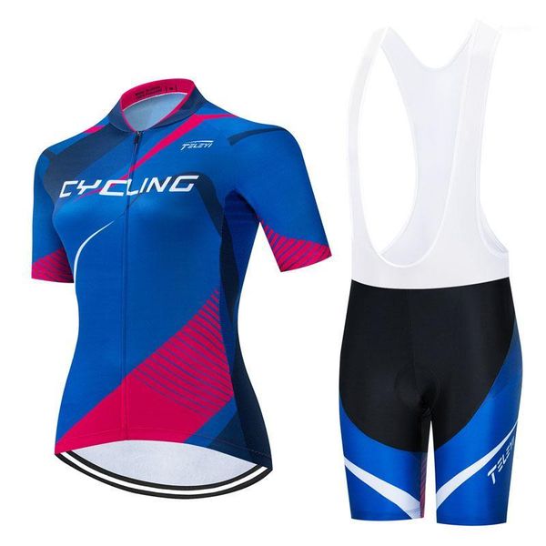 

women cycling jersey set bike mtb clothing suit triathlon bicycle mtb clothes uniform dress sport kit maillot skinsuit outfit1, Black;blue