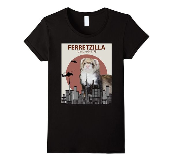 

2020 fashion 100% cotton ferretzilla funny ferret t-shirt | gift for ferret lovers tee shirt sport hooded sweatshirt hoodie