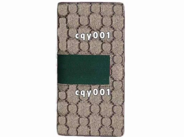 

wholesale long wallet classic suit clip wallet fashion men and women real leather wallet with box card 408836, Red;black