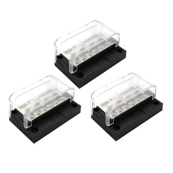 

3шт 12 в 1 junction блок питания post set box negative bus bar для лодок