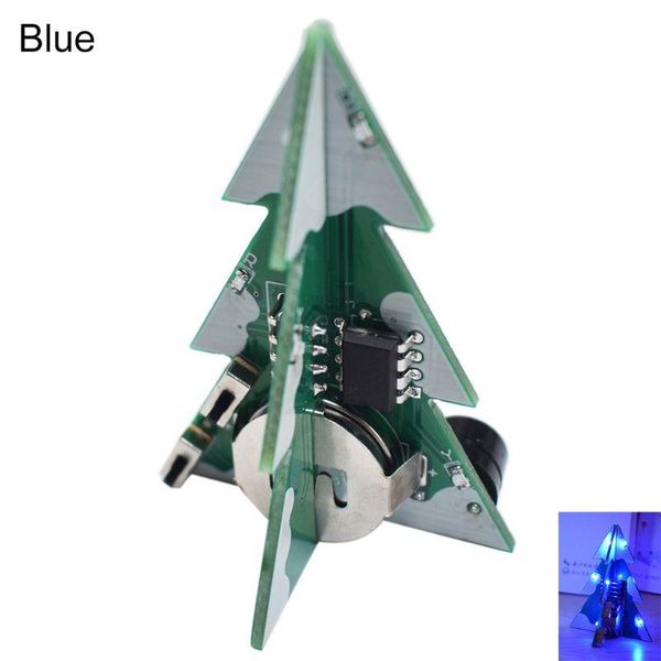 

3d mini pcb stereo christmas tree diy music kit circuit electronic diy kits gift