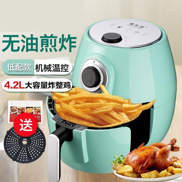 

air fryers 4.2l fully automatic smart touch large capacity oil-low fat frying fryer portable smokeless electric fryer1