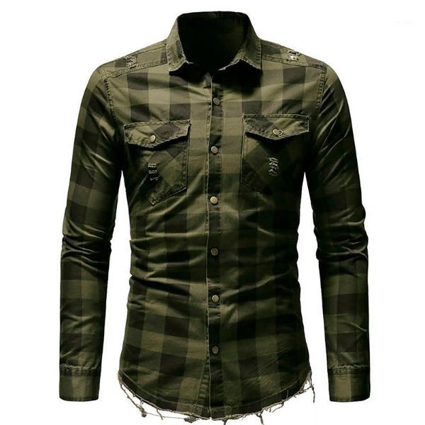 

new 2020 mens shirts men's slim fit button plaid shirt with pocket long sleeve causal fashion autumn boys men shirt blouse1, White;black