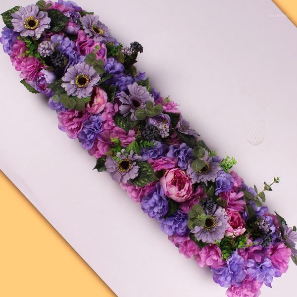 

decorative flowers & wreaths artificial flower arrangement wedding party scene decoration diy wall pography prop rose fake1