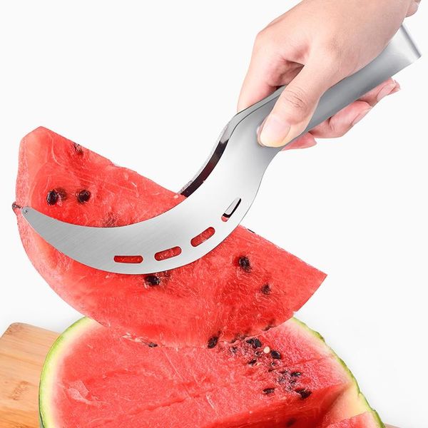 

нержавеющая сталь арбуз slicer cutter нож бур фруктов растительные инструменты кухня гаджеты фруктовые инструменты cut арбуз артефакт bbybeu