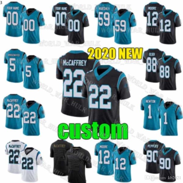 

54 shaq thompson 59 luke kuechly 4 joey slye 91 kevin greene stephen weatherly sam franklin christian mccaffrey carolina panther, Black;red