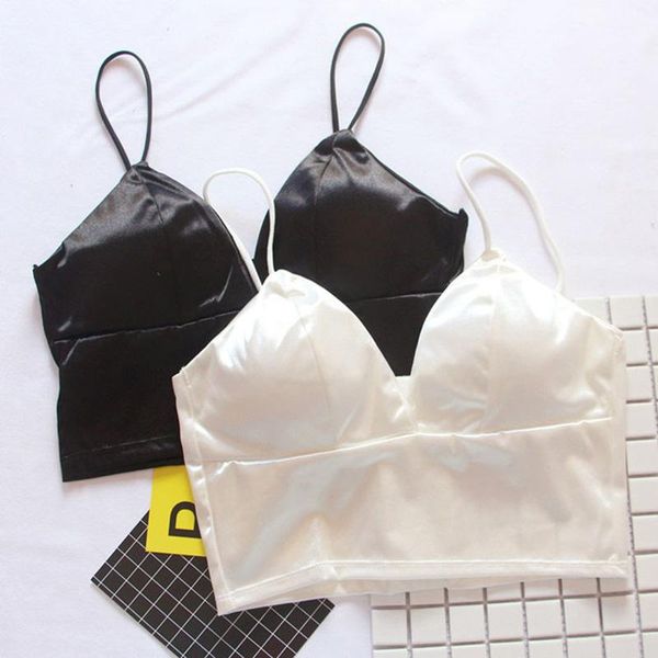 

women solid color breathable sports bra fitness bralette female wire bras strap wrapped chest underwear gym clothing, White;black