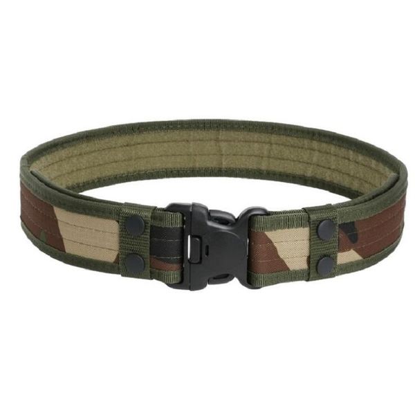 

tactical belt men's military belts army thicken canvas tactical outdoor waistband adjustable hunting emergency survival ing, Black;brown