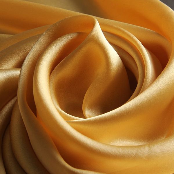 

100% real silk scarf women hangzhou silk shawls wraps for ladies solid neckerchief natural silk satin scarf foulard femme 201006, Blue;gray