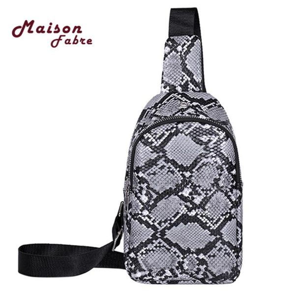 

women outdoor serpentine zipper messenger bag sports chest waist bag pecho cintura bolsa crossbody bags bolsa feminina mujer