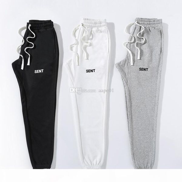 

fashion mens pants sent mens pants trousers hip hop motion pants mens casual joggers size s-xl, Black
