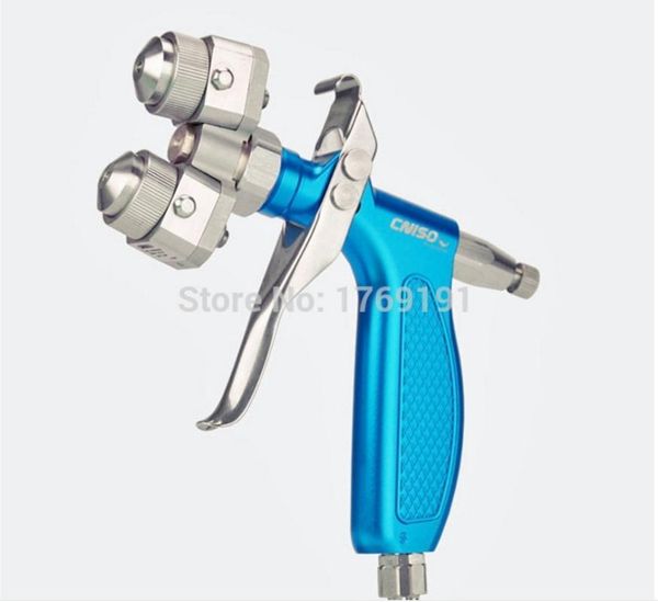 

double head chrome anti-corrosion spray gun 316 stainless steel anti-acid manual type spray gun for chrome(h-s2-c2)1