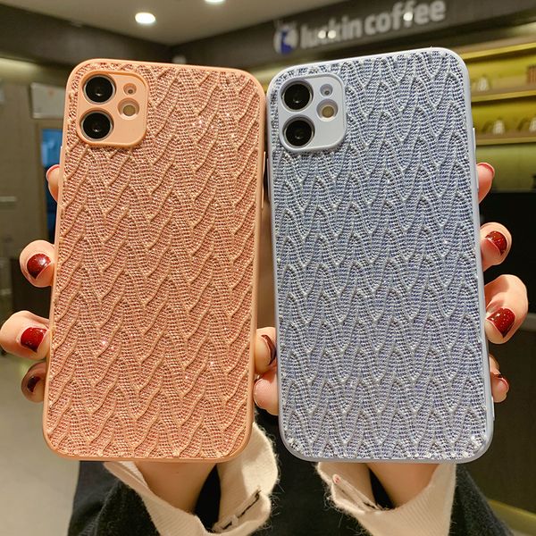

for iphone 12 pro case rainbow lace phone case for iphone 12 11 pro max xr xs max 7 8 plus x se 2020 soft cloth phone back cover