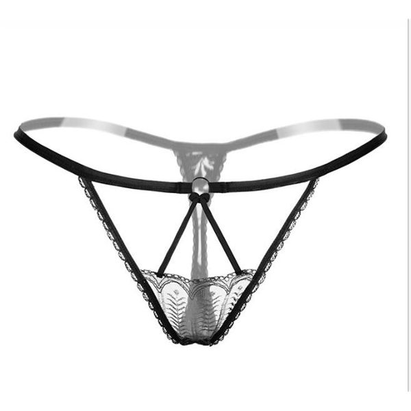 

women lace briefs panties thongs g-string lingerie underwear, Black;white