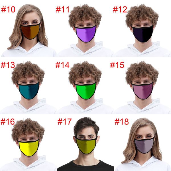 

blank colors pure color factory fashion 26 mask kids anti dust mouth muffle washable reusable face masks non