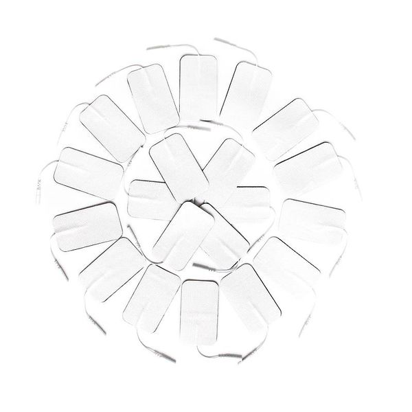 

electric massagers large size reusable electrode pads for pulse digital tens acupuncture therapy machine slimming body massager 2mm plug