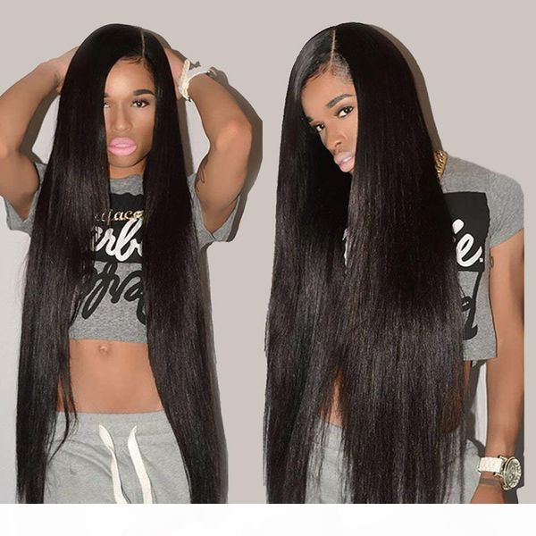 

8-40 inch body wave straight hair brazilian hair bundles peruvian virgin human hair malaysian indian mink 9a grade msjoli, Black