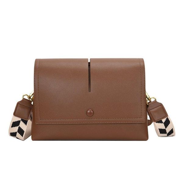 

cross body women shoulder bag retro crossbody bags female simple designer luxury brown for office worker with compartment