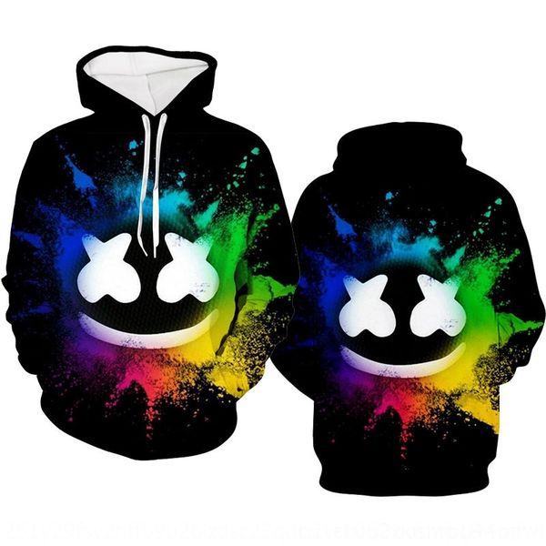 

hs5nl 2019 autumn candy audio cotton new 3d pullover printing hooded sweater loose baseball suit pullover digital baseball suit sn9ep, Black