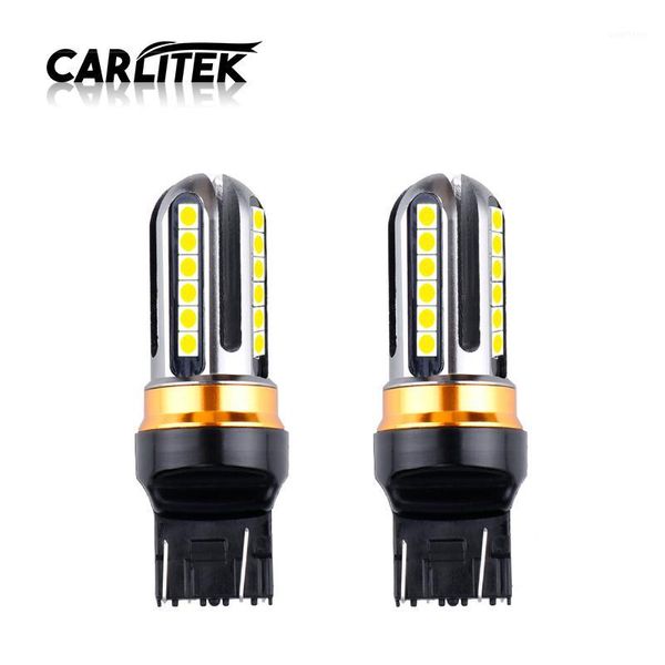 

2pcs carlitek 24smd-3030 h7 car auto fog lights driving running light dc12-24v super bright headlamps bulb white yellow ip681