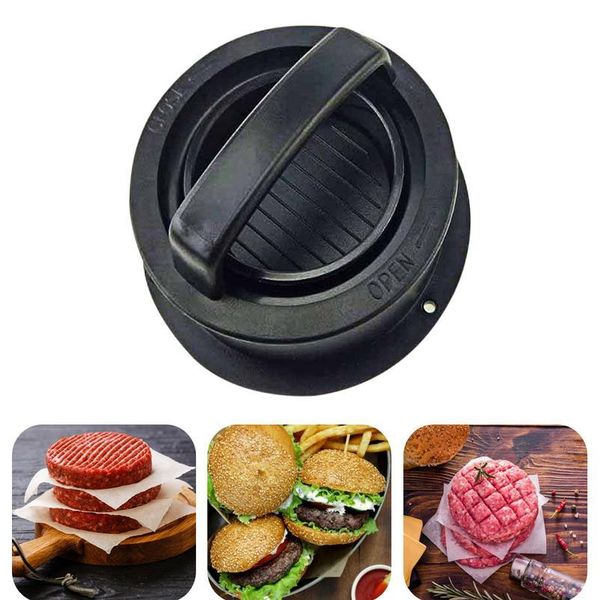 

practical hamburger meat beef presser multi-function abs meat pies making mold non-stick diy kitchen mini too bbygwr