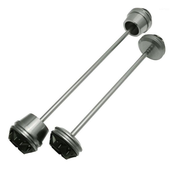 

1pair fork racing aluminum front rear durable accessories wheel axles motorcycle styling guard slider cap for mt-071
