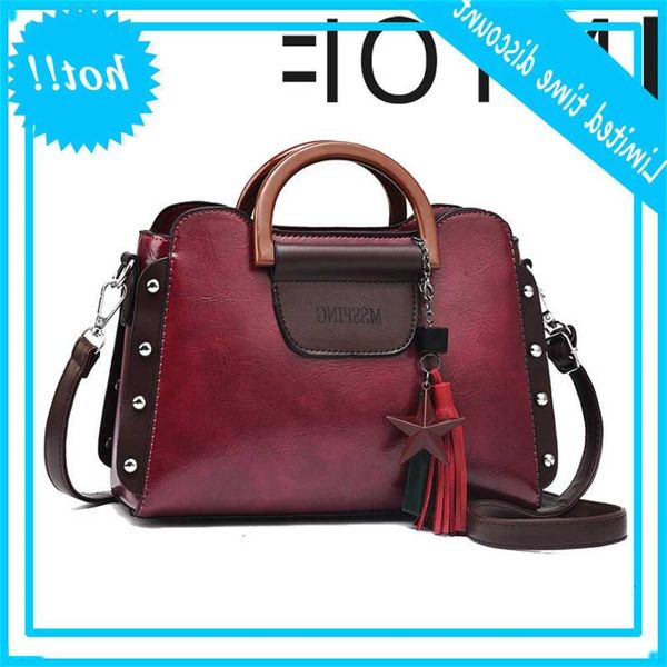 

fashion women's pu leather shoulder bag handbag elegant modern work shopping travels crossbody bags for girls female