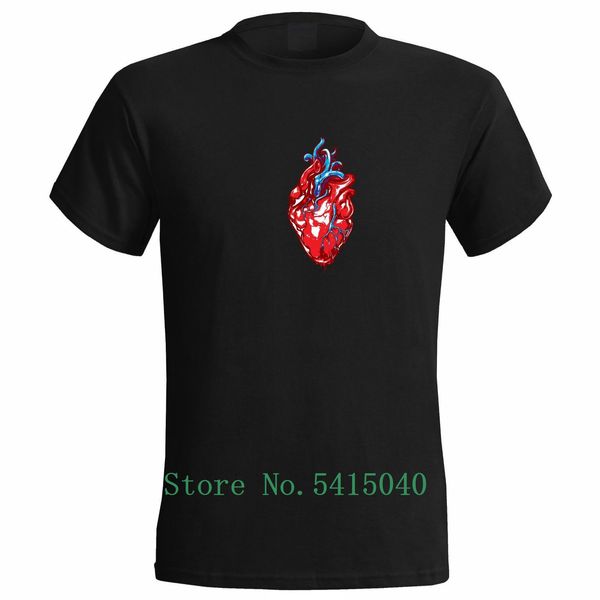

big heart tattoo style printing mens t-shirt human body love anatomy punk present brand new t shirts sport hooded sweatshirt hoodie