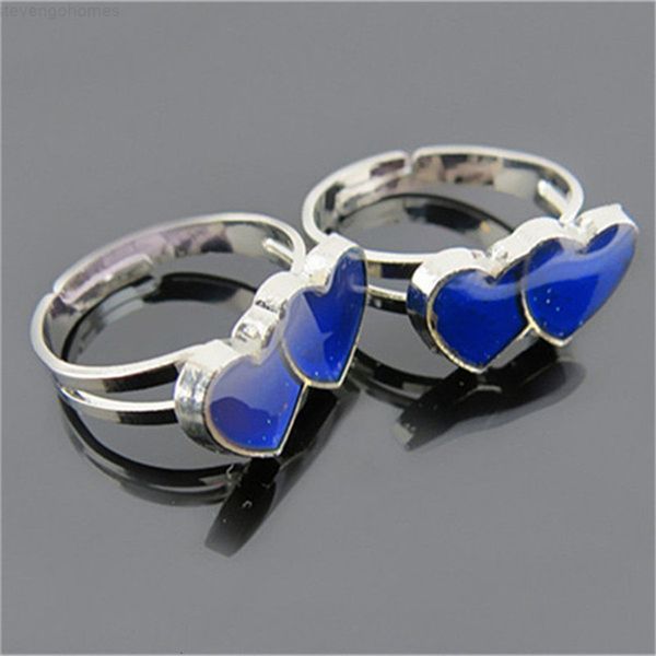 

reveal mood ring changes color to temperature your inner emotion wholesale 100 factory/lot fashion jewelry, Silver
