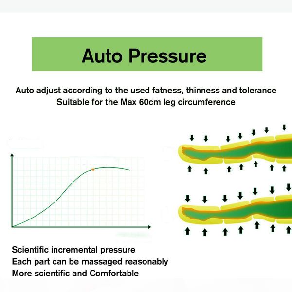 

quality6 air wave сжатие массажер автоматической давления талия нога насос обертывание для ног лодыжки теленка массаж мышцы боль массажер