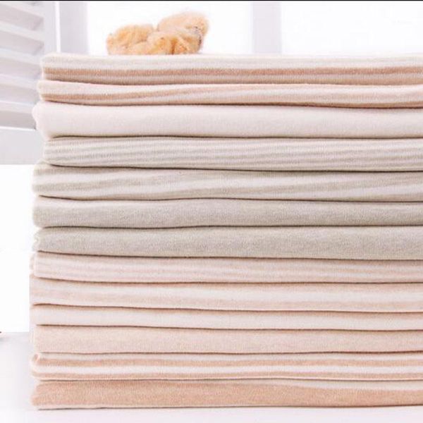 

160*50cm1pc good quality cotton knitted fabric 100% organic cotton fabric knit telas patchwork sewing material baby clothing1, Black;white