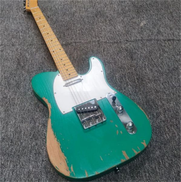 

electric guitar, maple flame, in stock. guitars guitarra