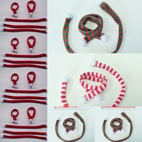 

xqw73 christmas decoration doll scarfs mini red scarf small bottle wine 3fc5y decoration christmas scarf doll
