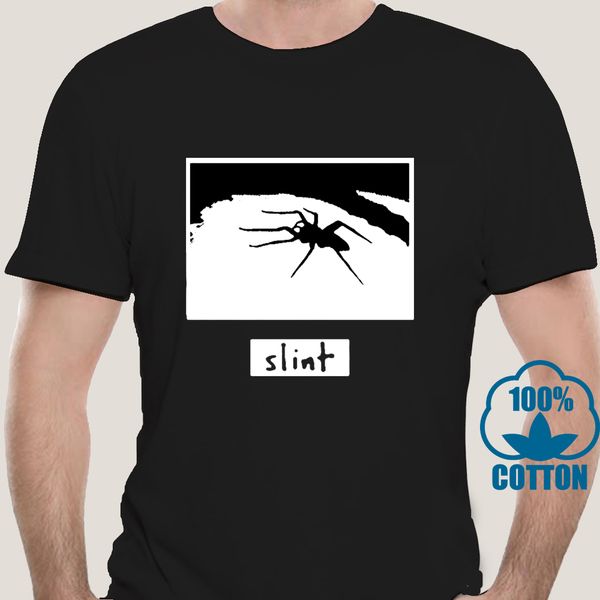 

3889a new slint punk post rock logo mens black white t shirt tee shirt loose plus size tee shirt sport hooded sweatshirt hoodie