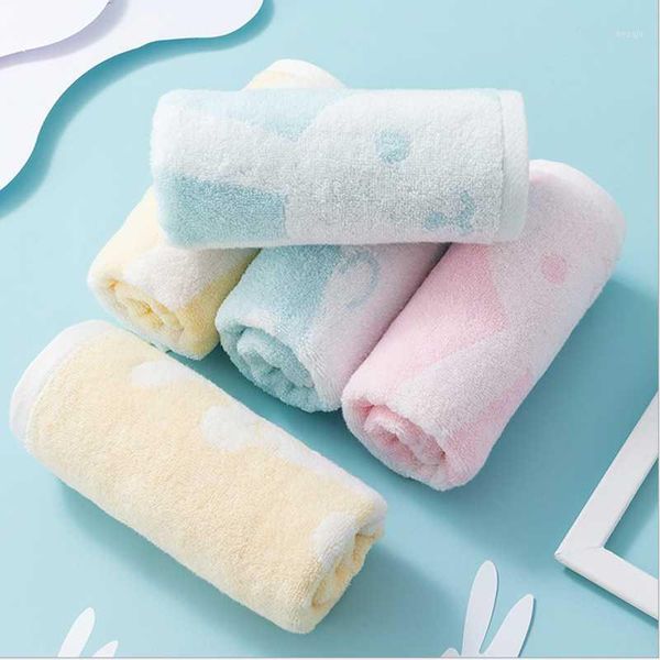 

towel cotton cartoon with no twist yarn for children face soft absorbent 34*75cm1