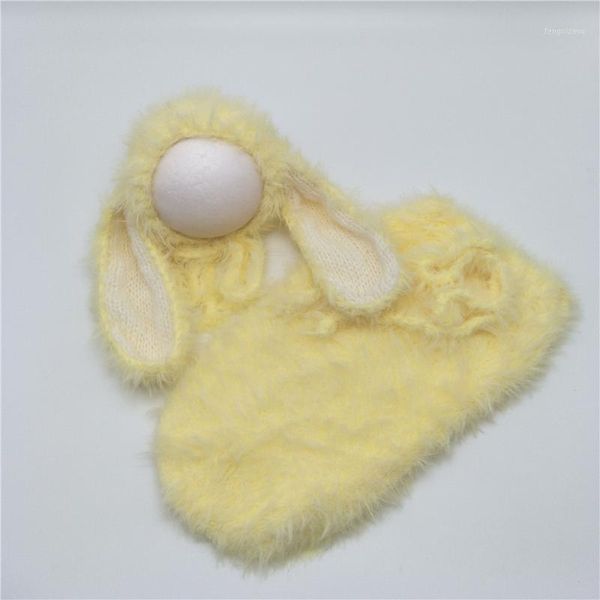 

caps & hats very lovely born long furry bonnet sack set baby pography outfits infant po props swaddle1, Yellow