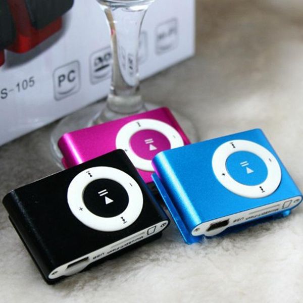 

mini portable mp3 player metal clip mp3 player tf card(not included) sport music walkman