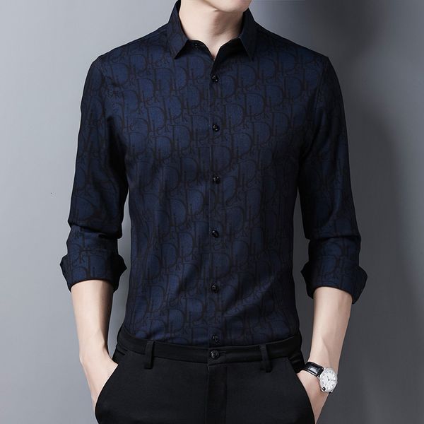 

slim plain suit men's long sleeve business casual warm french shirt, White;black