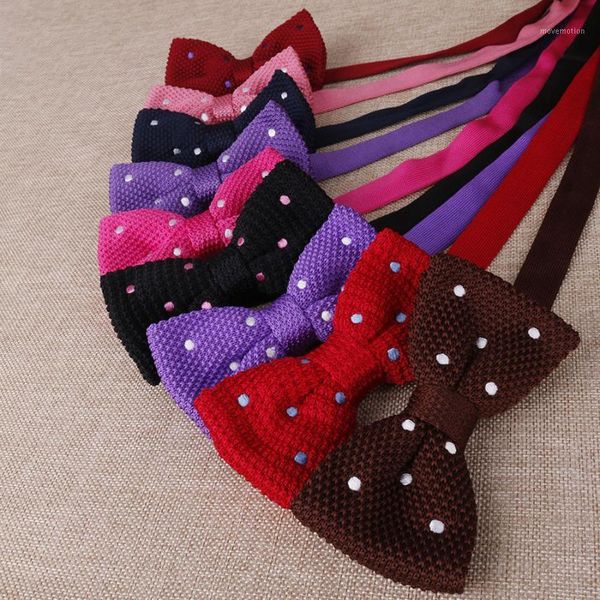 

new knit bowtie for mens knitted bowtie for wedding party business casual men tuxedo bow and tie party cravat1, Blue;purple