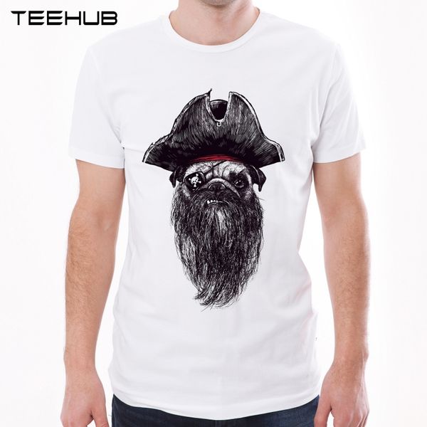 

new arrivals capt blackbone the pugrate fashion pug printed t short sleeve funny animal sport hooded sweatshirt hoodie t shirt