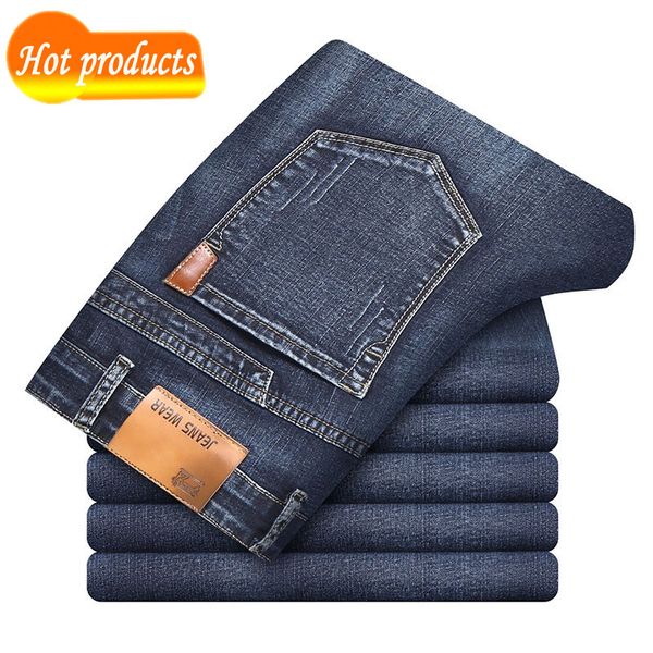 

2020 black classic male-jeans, jeans, slim fit, stretch, vintage 5jbe, Blue