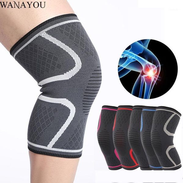 

elbow & knee pads 1pc sports kneepad non-slip brace outdoor hiking protector braces for arthritis breathable support brace1, Black;gray