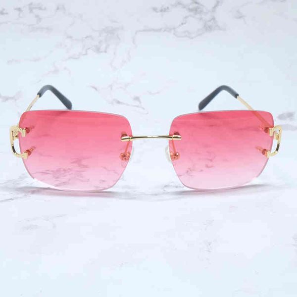 

2022 factory wholesale new model big men sunglass metal women holiday decoration rui8 1211 sunglasses, White;black