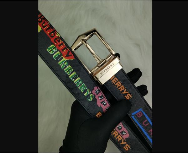 

66 belts luxury belts mens womens belt brand casual with monster smooth buckle novelty belt width 34mm with box 06, Silver