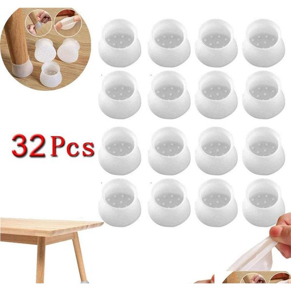 

furniture sil protection cover - chair leg caps sile floor protector round furniture table feet cover, ant qyluvg garden2010