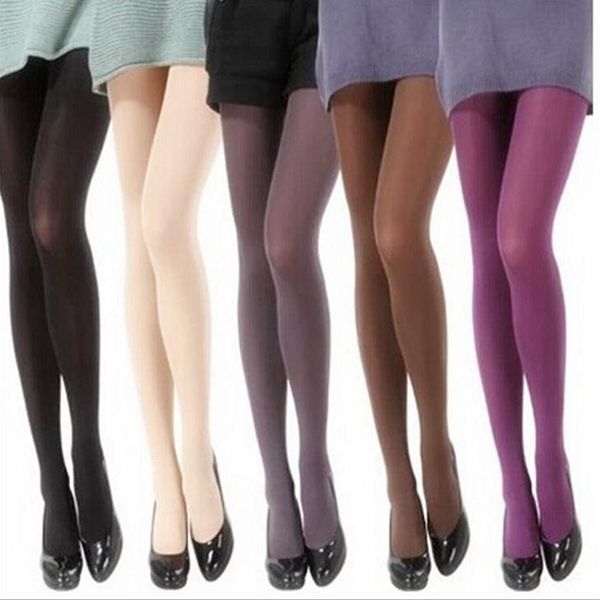 

women 80d velvet multi colored girls stockings,anti-hook footless tights stocking dance pantyhose female winter, Red;black