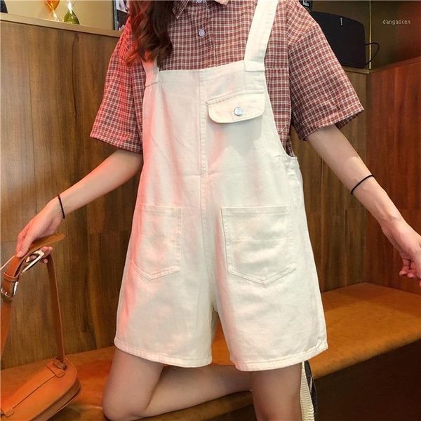 

large pure cotton size jeans female student versatile korean version fat sister summer 200jin thin suspender skirt trend1, Black;white