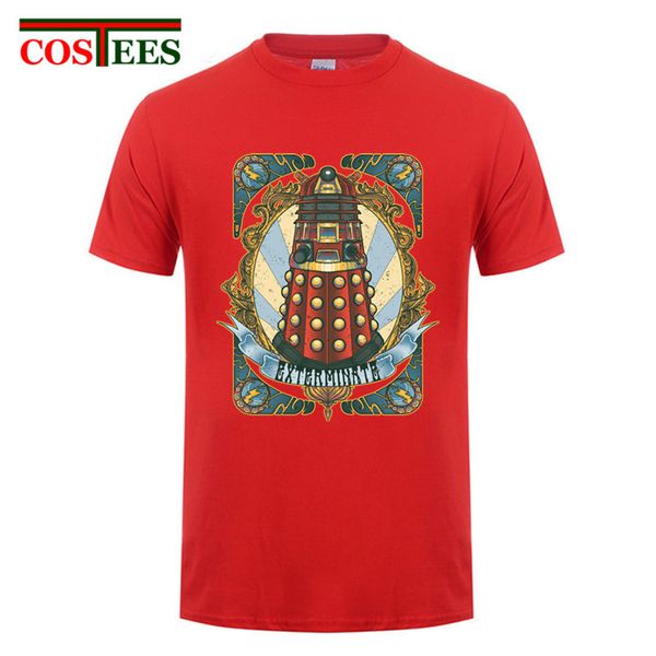 

sport funny doctor who dr who daleks exterminate to victory sitcoms t shirt men summer slim fit casual man tees fashion normal t-shirt